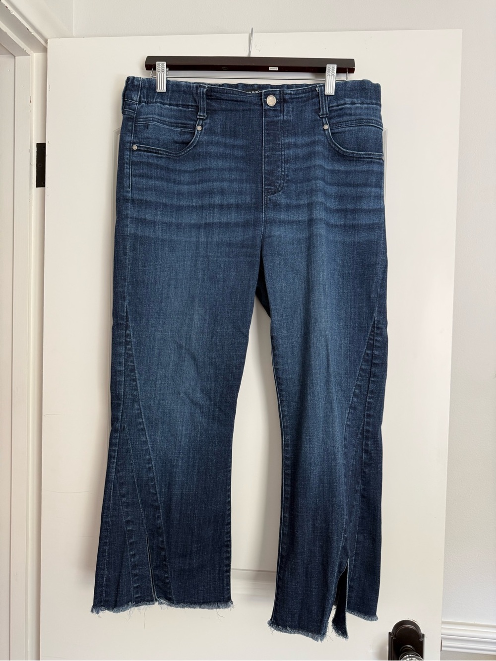 Liverpool Dark Blue Flare & Wide Leg Jeans
